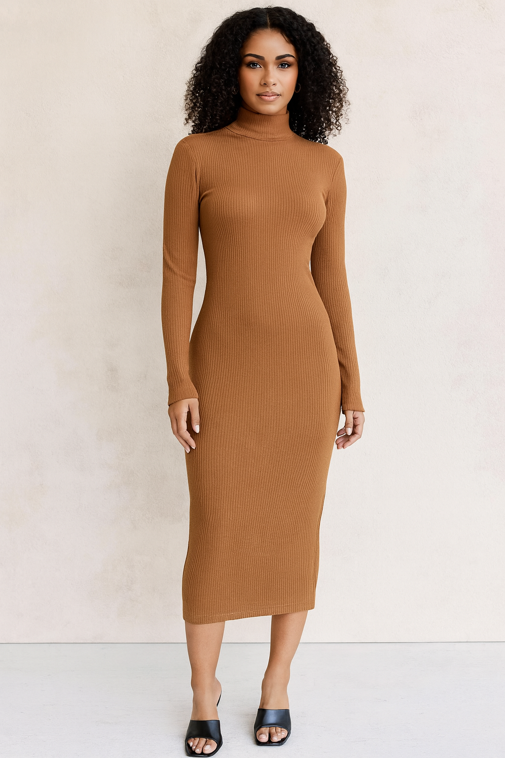 open lace back dress Andreina Midi Dress