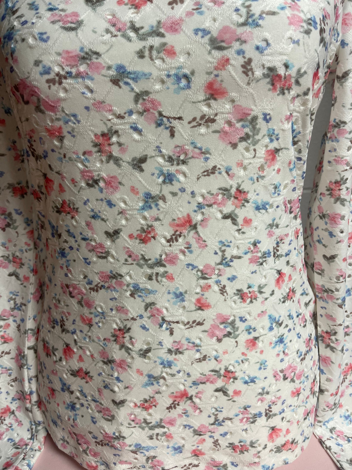 Floral Square Neck Top