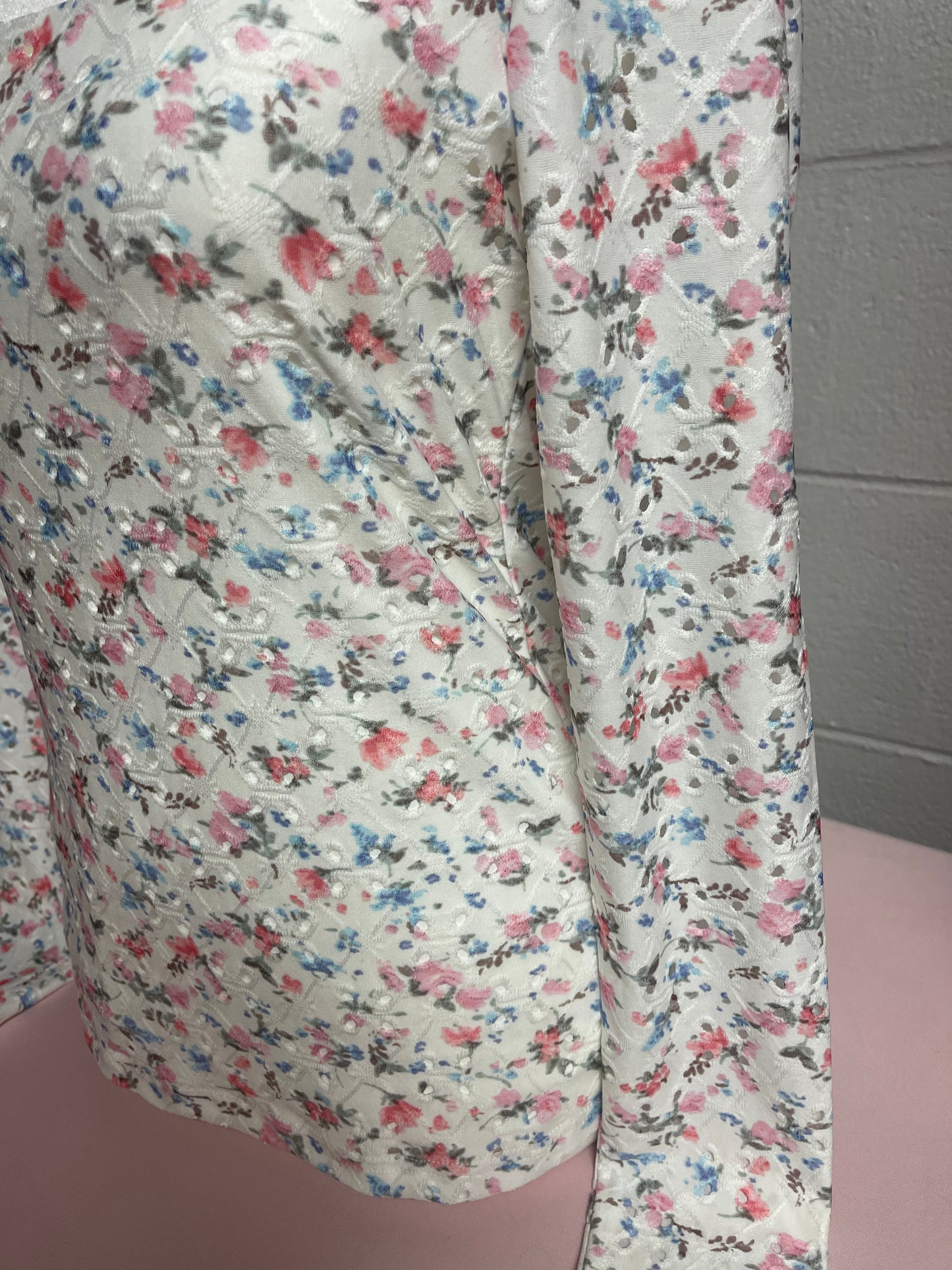 Floral Square Neck Top