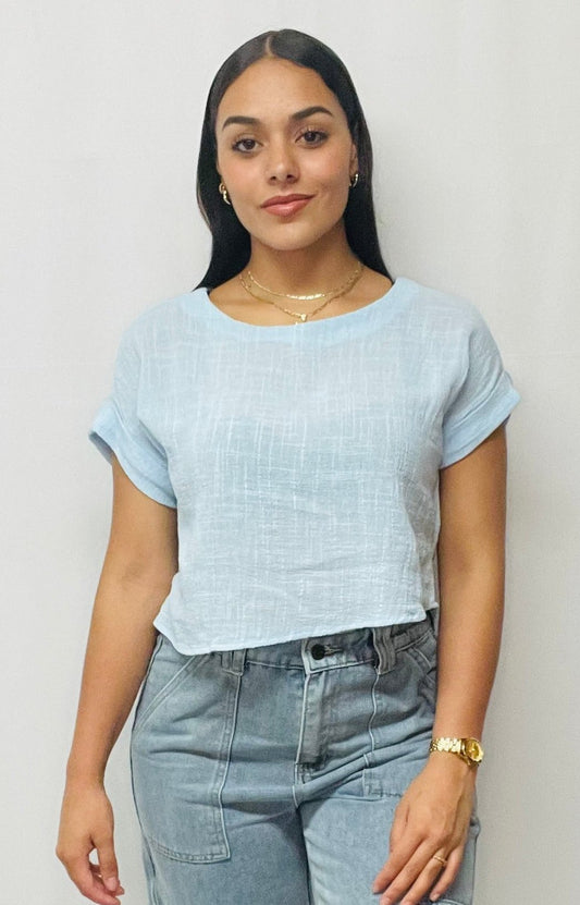 Top Light Blue