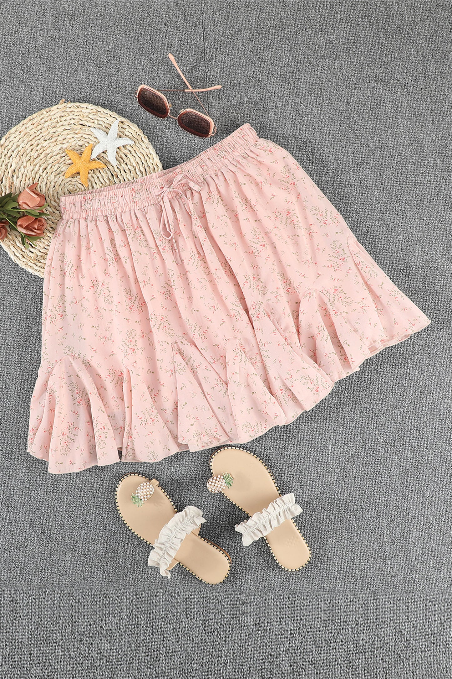 Mini Falda Floral
